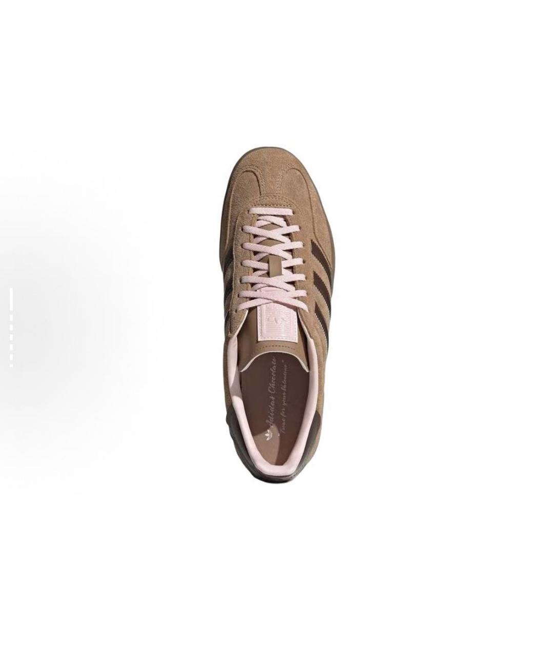 ADIDAS Коричневые замшевые кеды, фото 4
