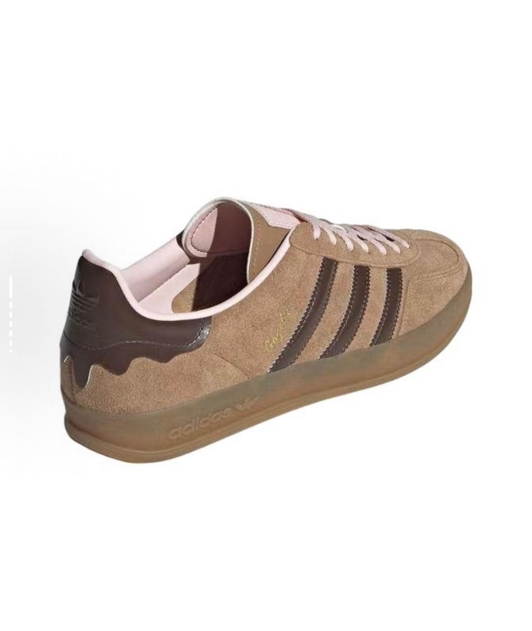 ADIDAS Коричневые замшевые кеды, фото 5