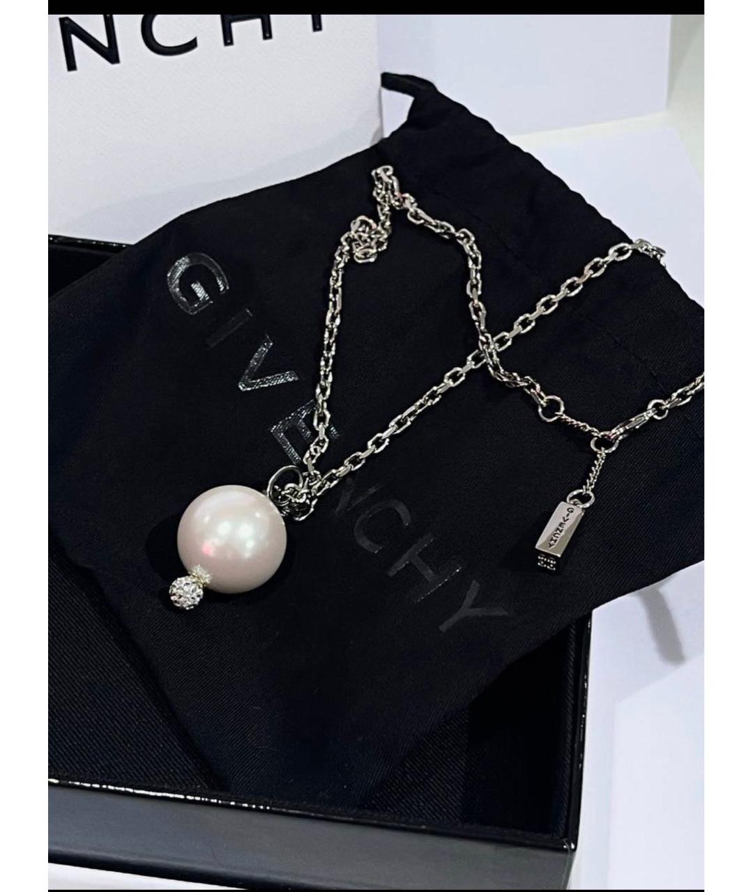 GIVENCHY Серебряное латунное колье, фото 3