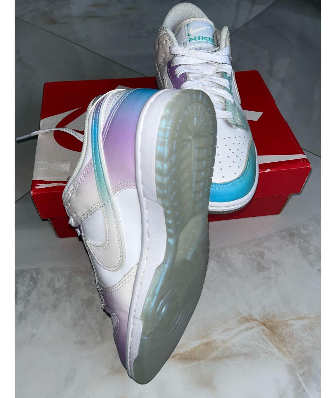 NIKE Мульти кожаные кроссовки, фото 4