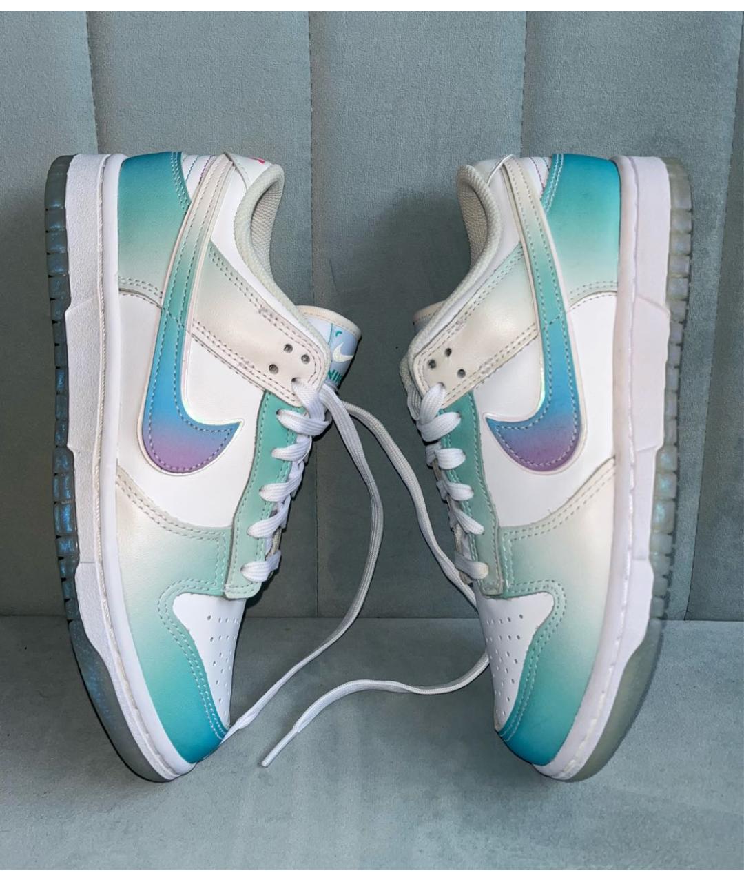 NIKE Мульти кожаные кроссовки, фото 7