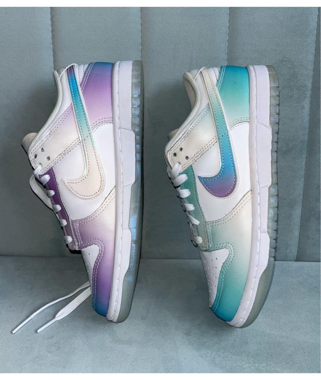 NIKE Мульти кожаные кроссовки, фото 6