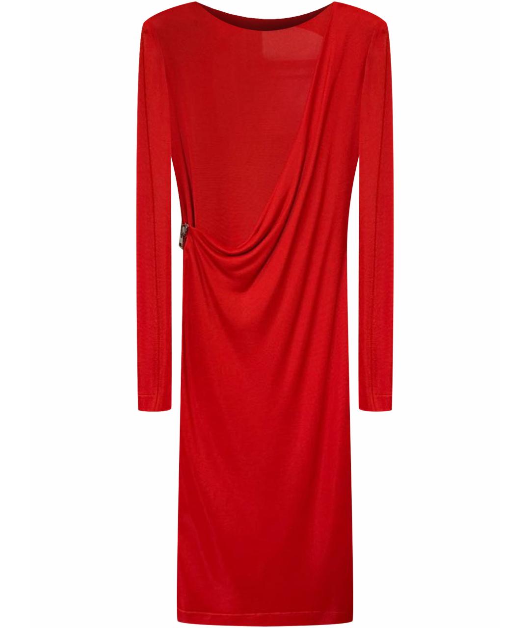 TOM FORD Красное вискозное вечернее платье, фото 1