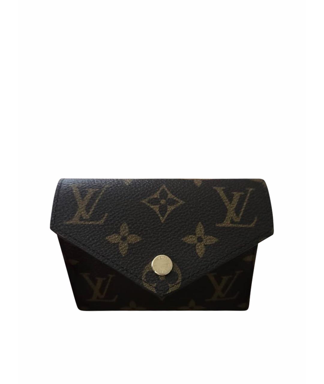 LOUIS VUITTON Коричневый кошелек, фото 1