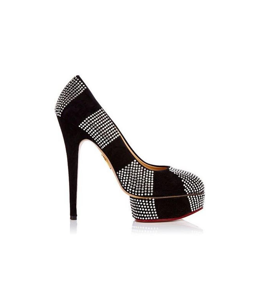CHARLOTTE OLYMPIA Черные туфли из искусственной кожи, фото 7