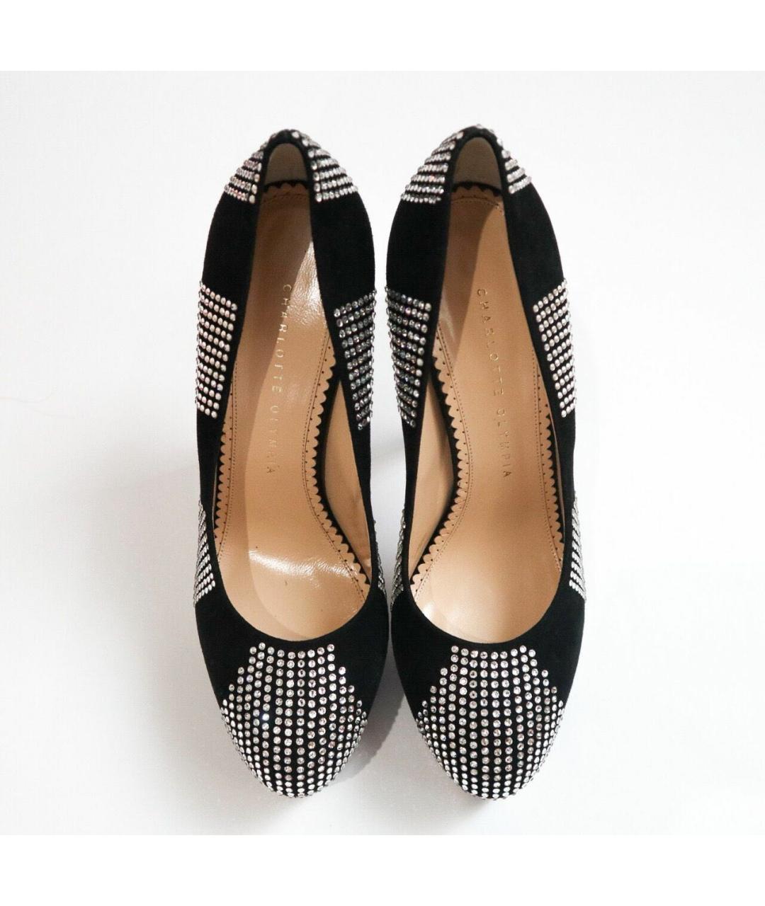 CHARLOTTE OLYMPIA Черные туфли из искусственной кожи, фото 2
