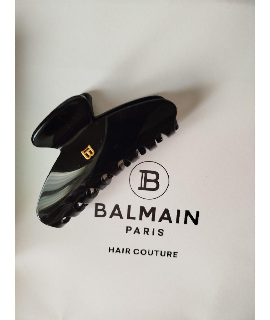 BALMAIN Черная заколка, фото 7