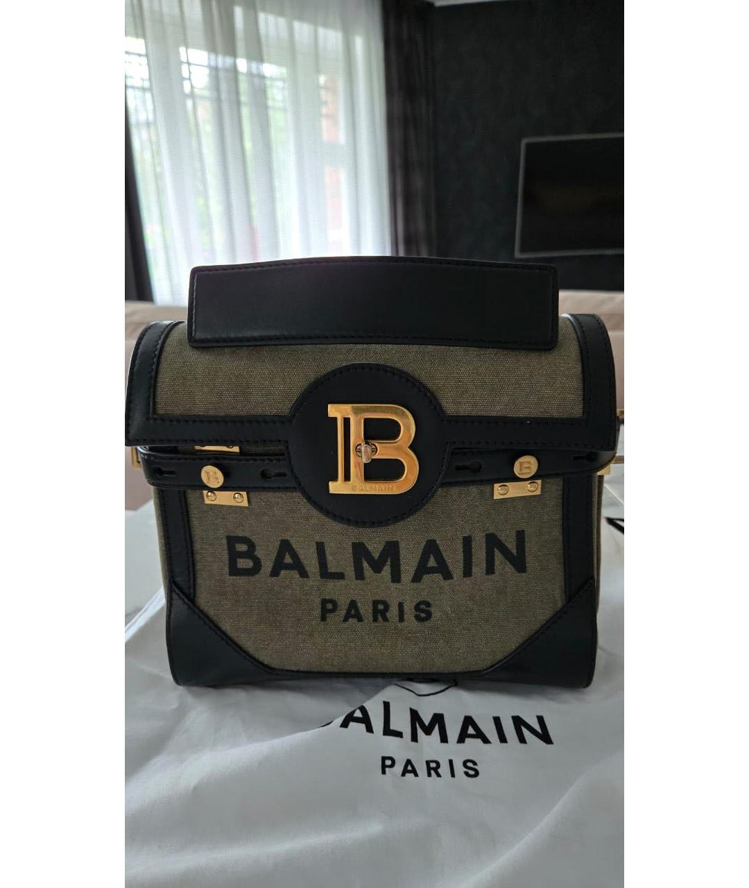 BALMAIN Хаки сумка через плечо, фото 6