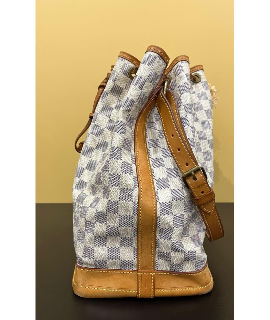 LOUIS VUITTON Голубая кожаная сумка через плечо, фото 2