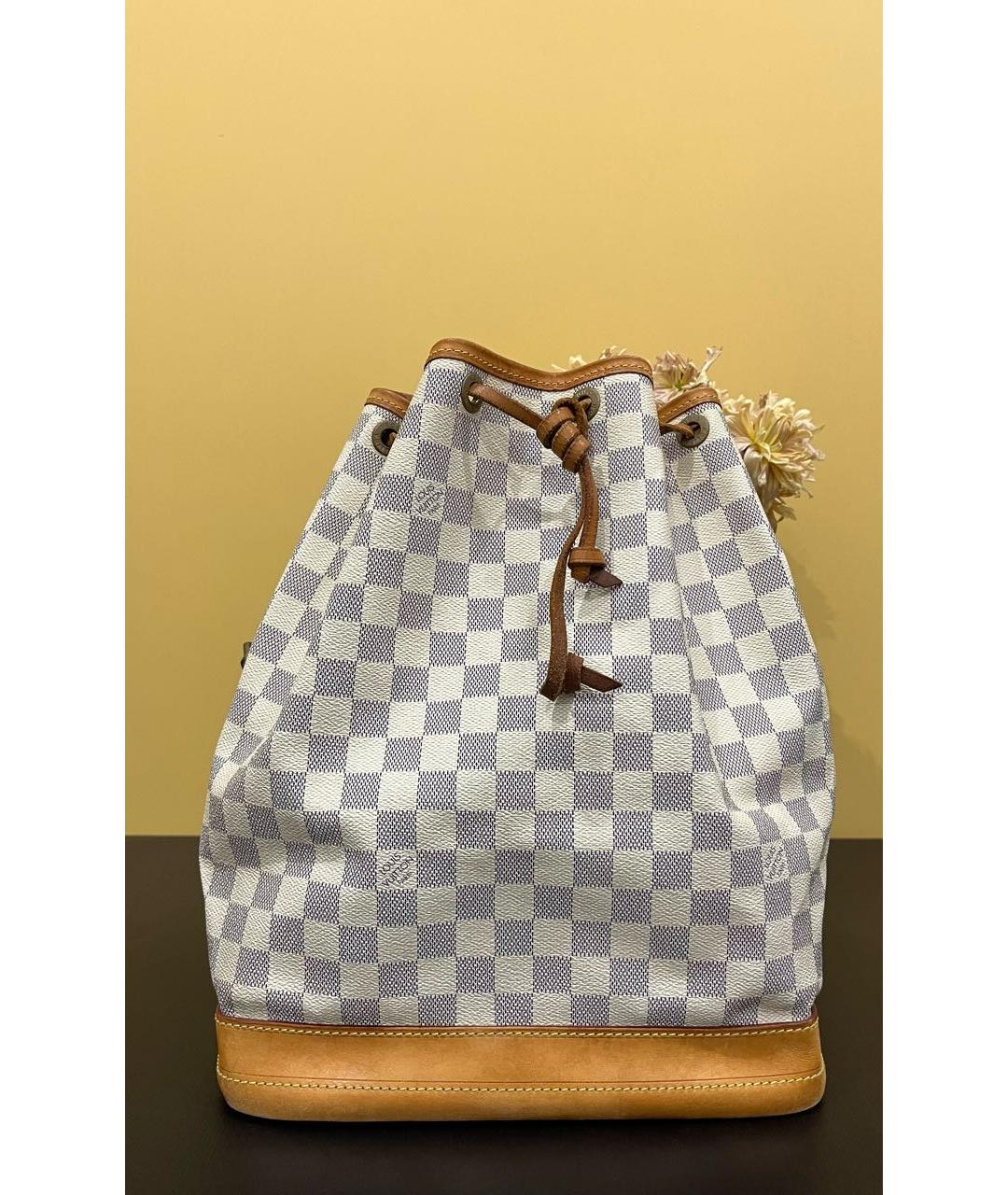 LOUIS VUITTON Голубая кожаная сумка через плечо, фото 8