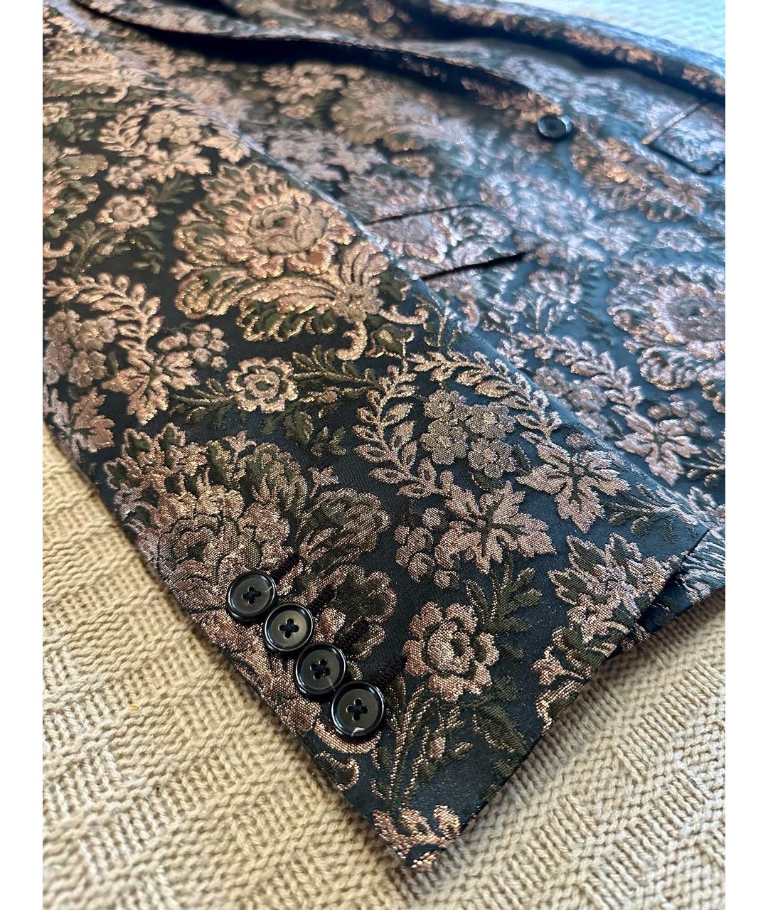 DOLCE&GABBANA Золотой костюм-тройка, фото 6