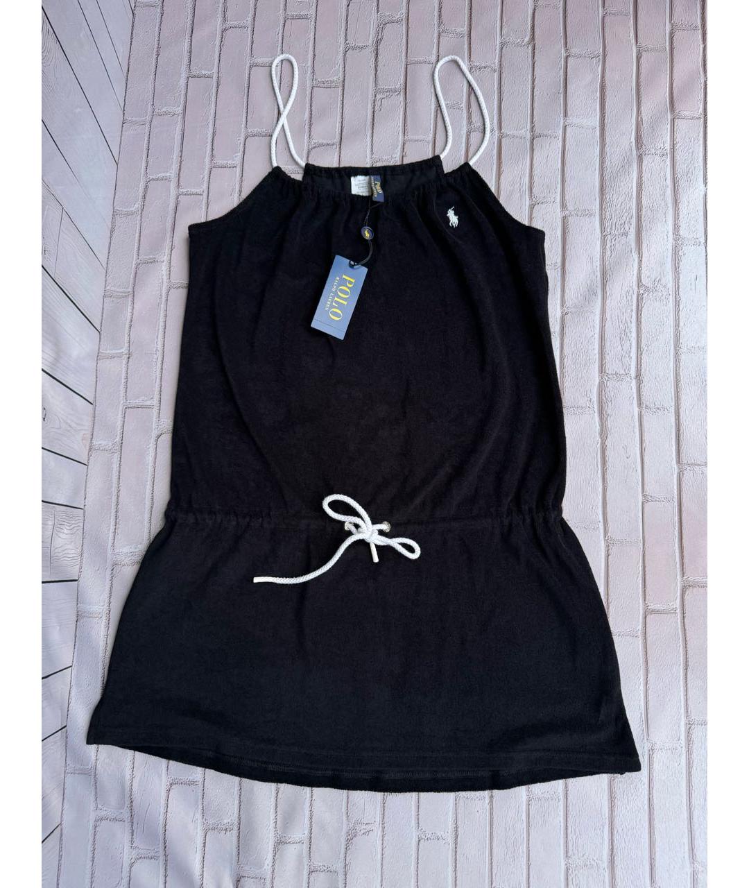 POLO RALPH LAUREN Черная хлопковая туника, фото 2