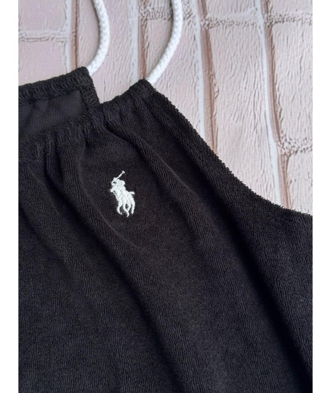 POLO RALPH LAUREN Черная хлопковая туника, фото 6