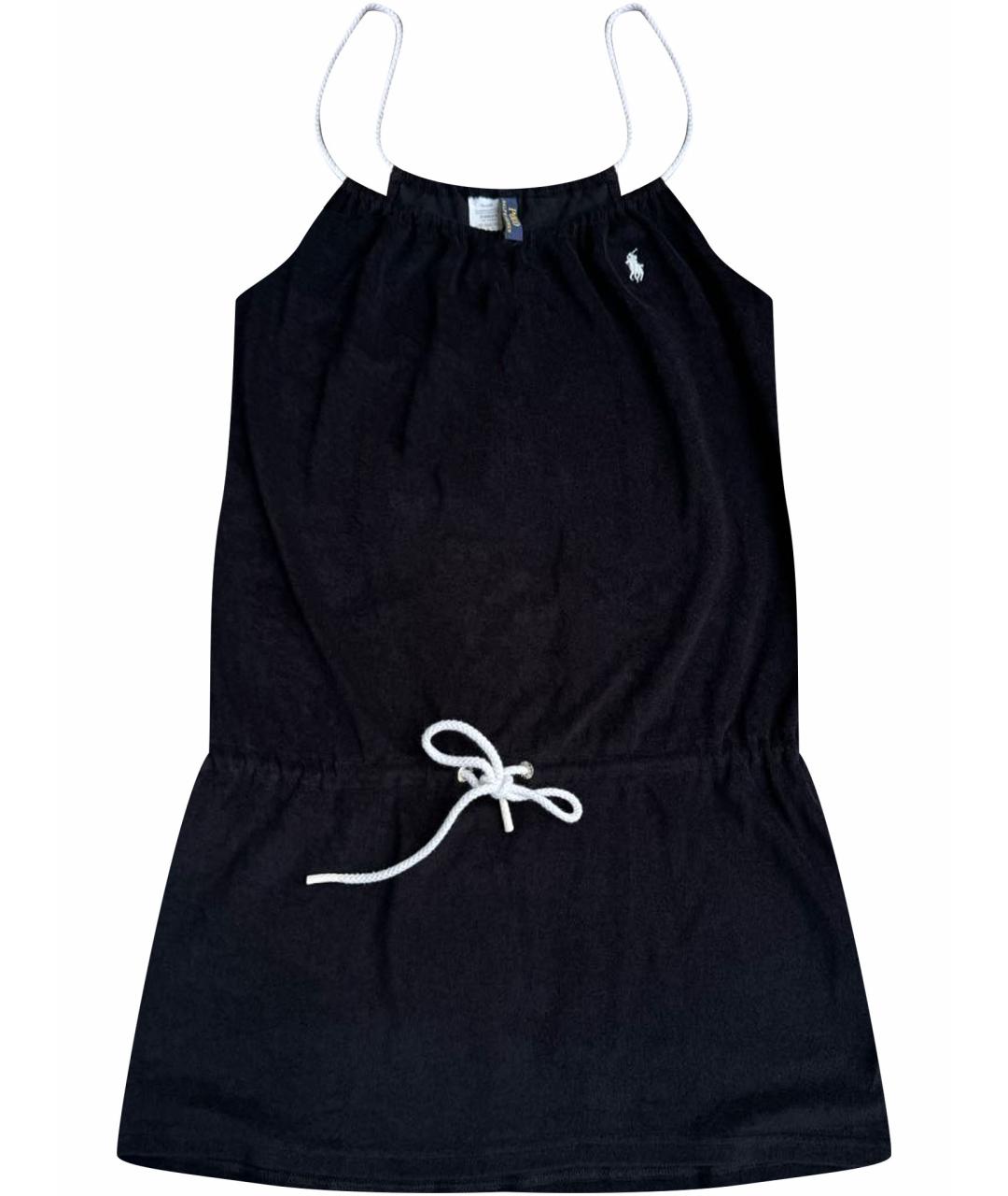 POLO RALPH LAUREN Черная хлопковая туника, фото 1
