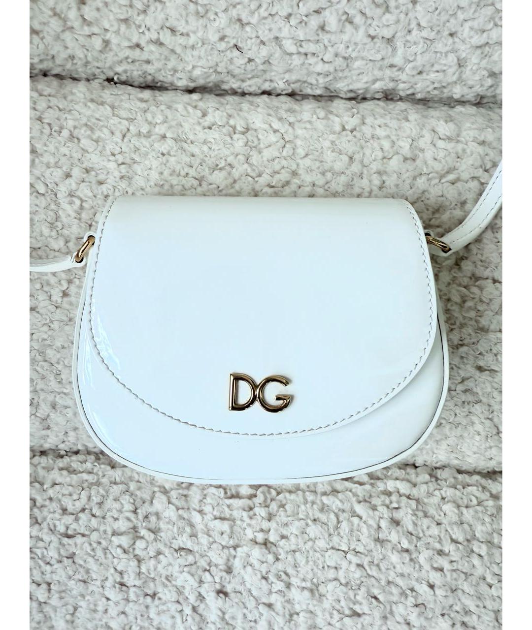 DOLCE&GABBANA Белая сумка, фото 2