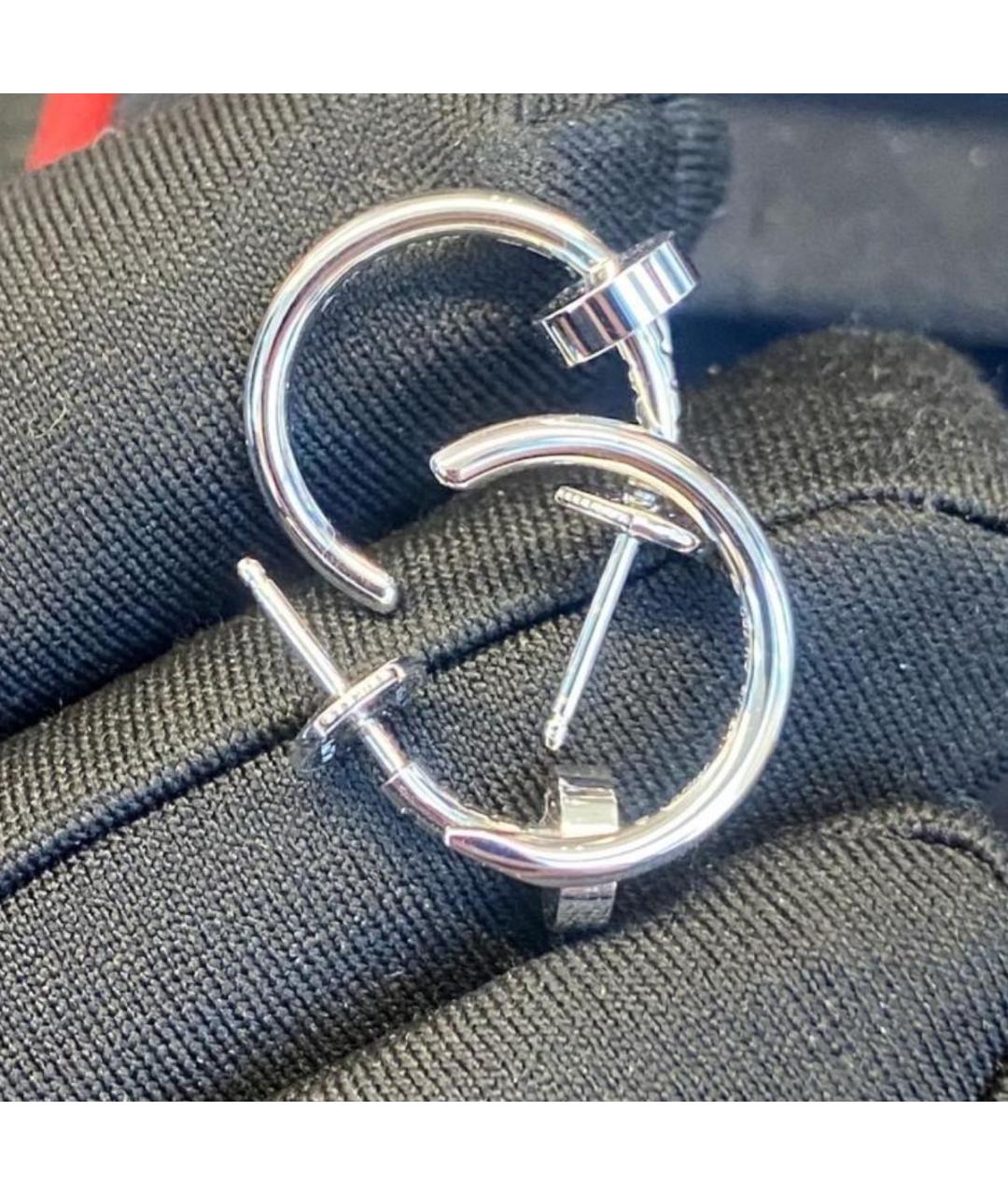 CARTIER Серьги из белого золота, фото 8
