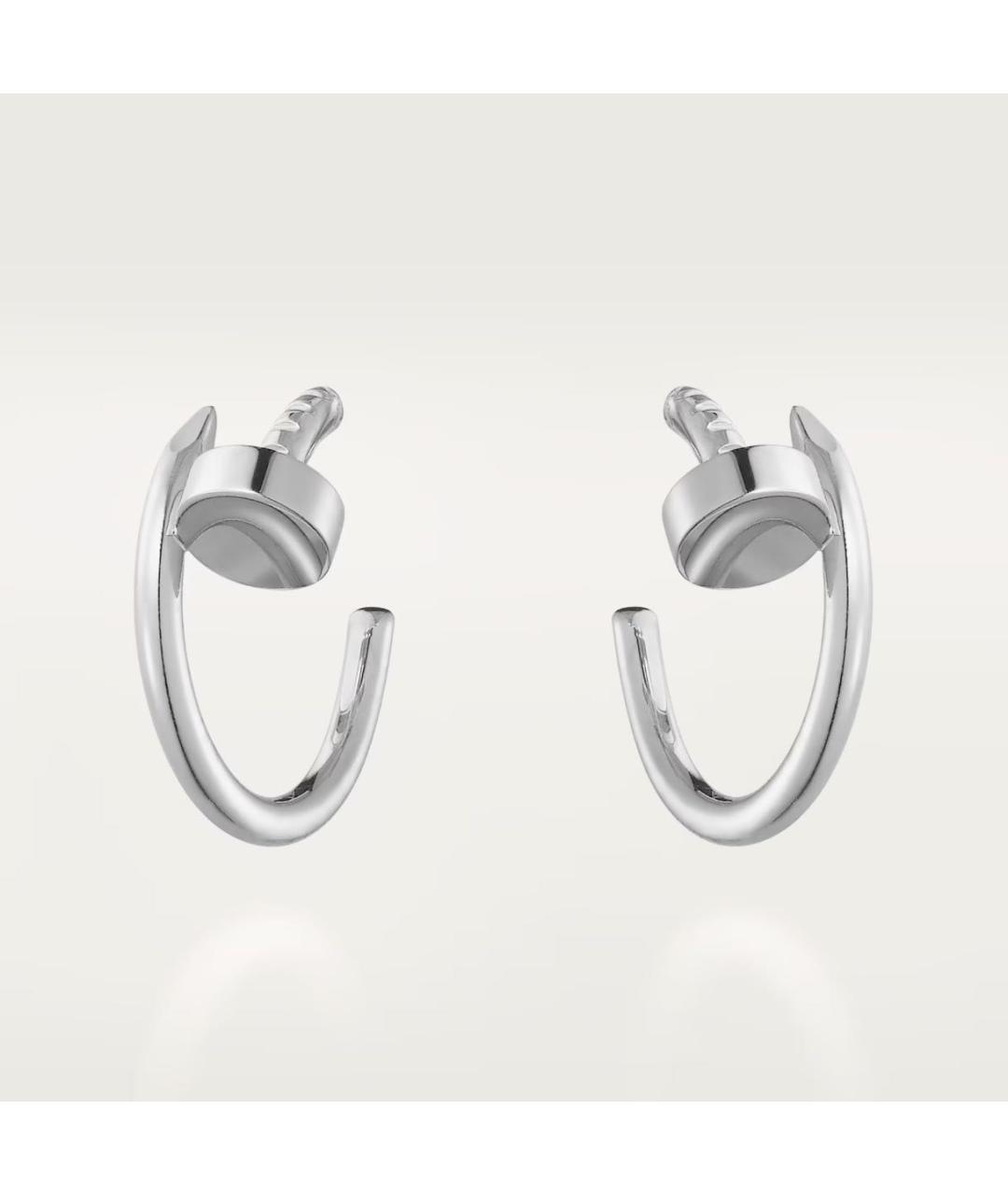 CARTIER Серьги из белого золота, фото 9