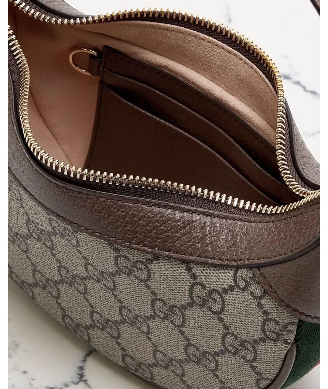 GUCCI Бежевая сумка с короткими ручками, фото 4