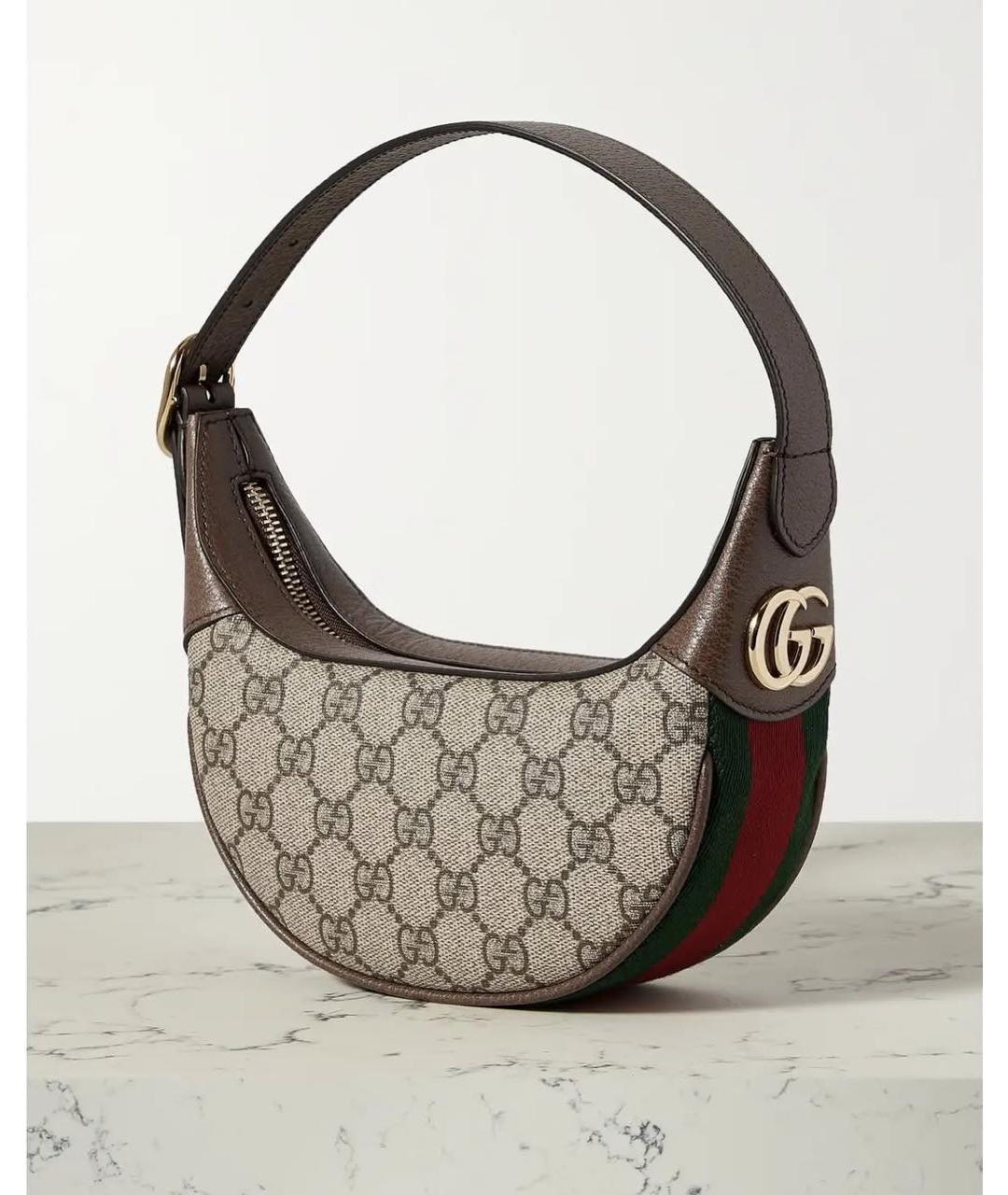 GUCCI Бежевая сумка с короткими ручками, фото 3