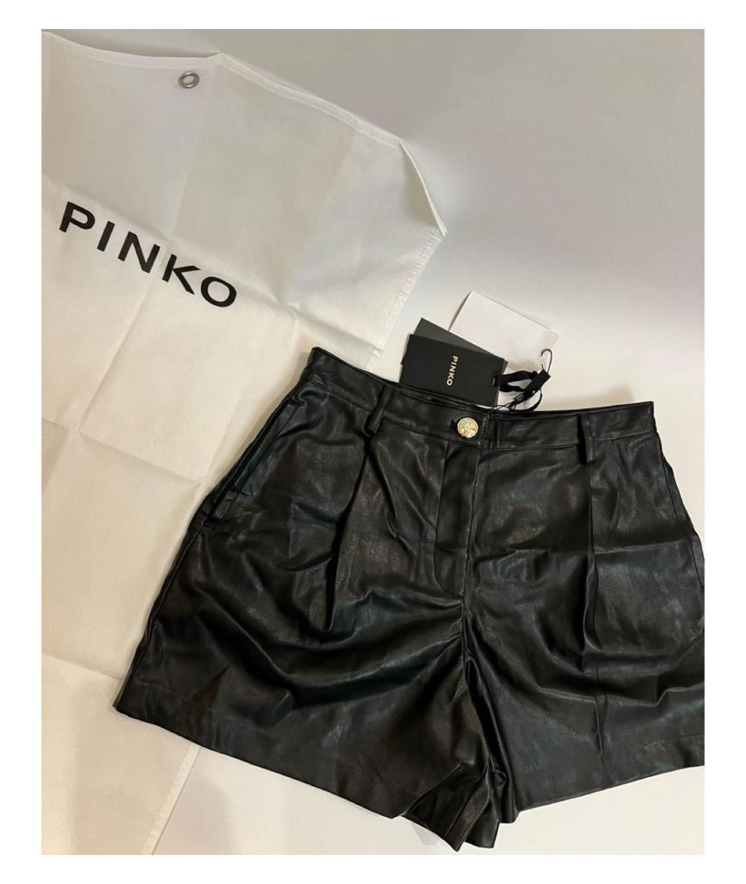 PINKO Черные шорты, фото 3
