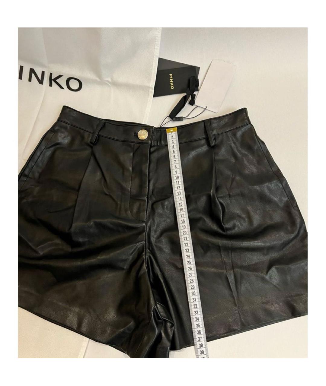 PINKO Черные шорты, фото 4