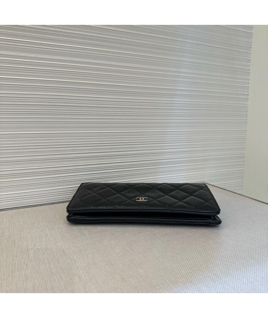 CHANEL Черный кошелек, фото 5