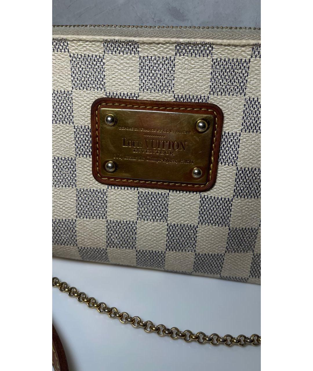 LOUIS VUITTON Бежевая кожаная сумка через плечо, фото 6