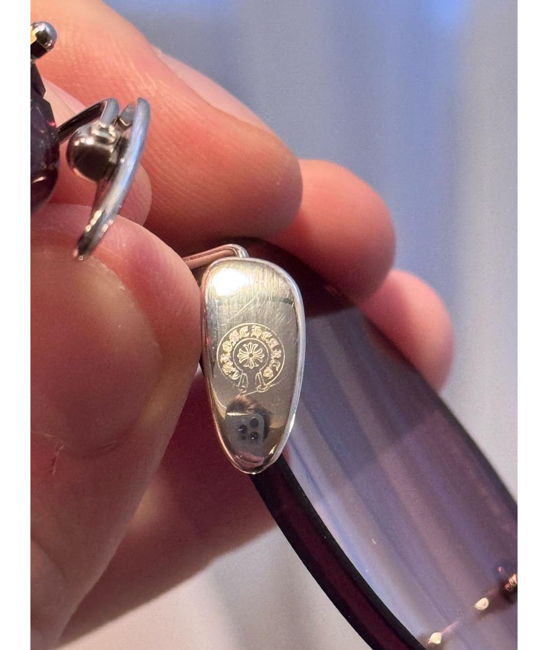 CHROME HEARTS Черные металлические солнцезащитные очки, фото 6
