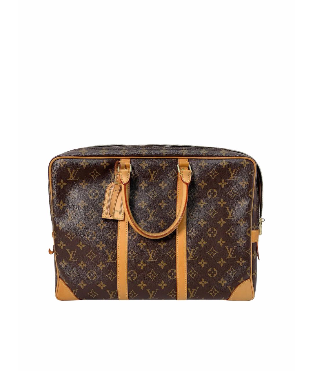 LOUIS VUITTON Коричневый портфель, фото 1