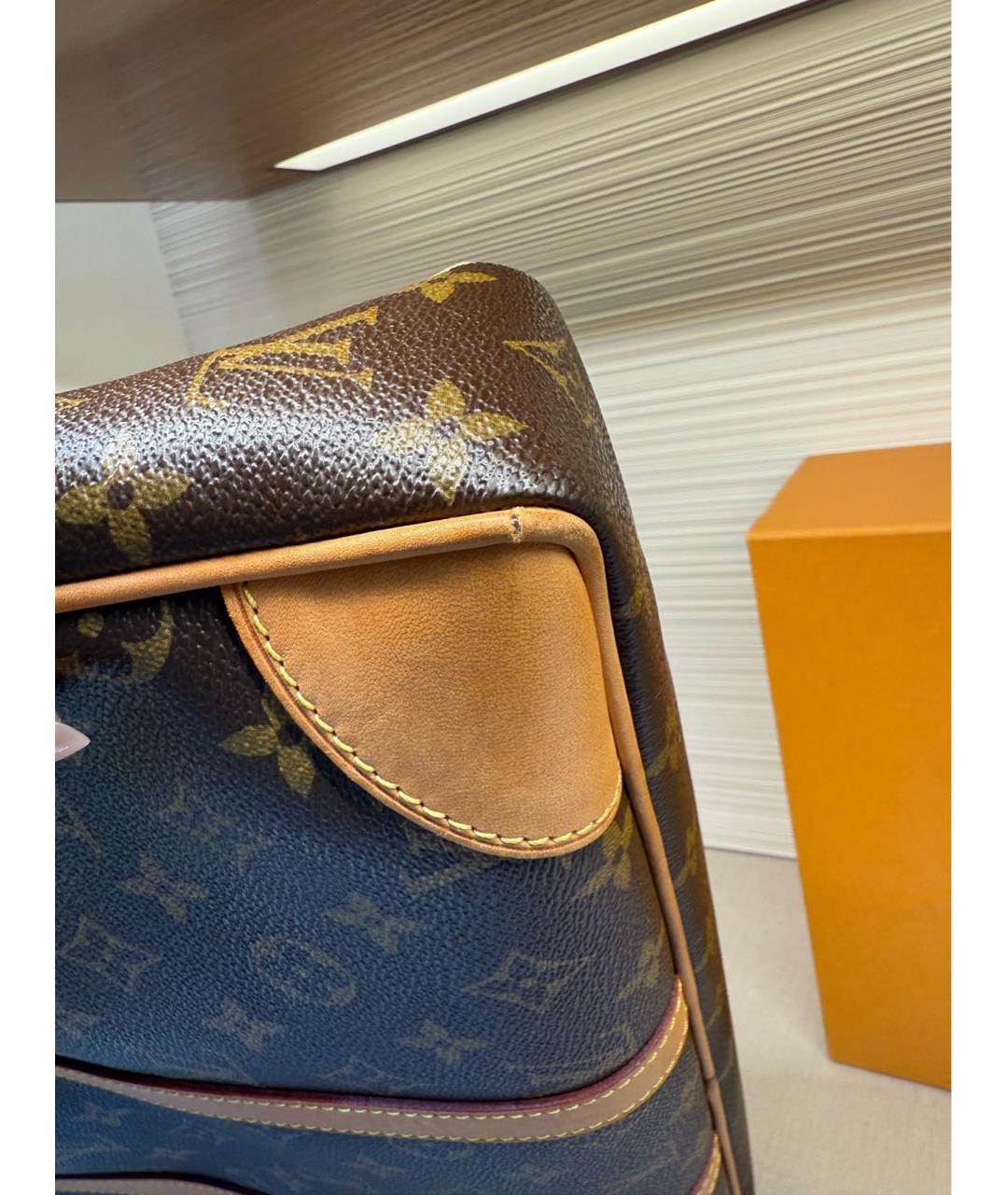 LOUIS VUITTON Коричневый портфель, фото 7