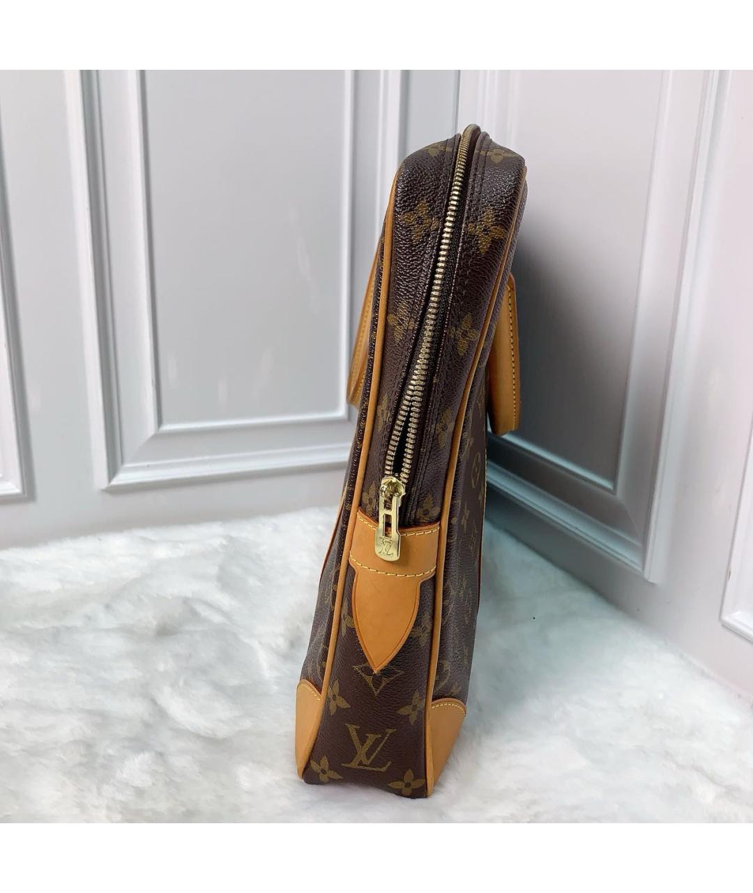 LOUIS VUITTON Коричневый портфель, фото 3