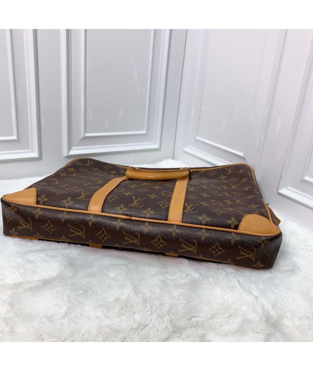 LOUIS VUITTON Коричневый портфель, фото 5