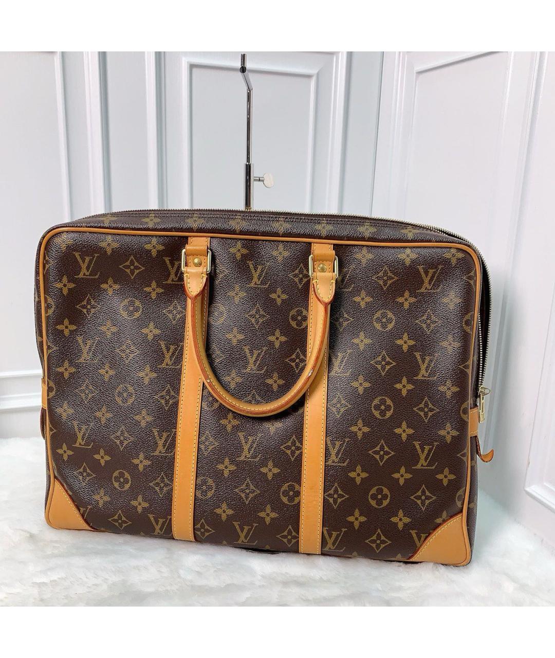 LOUIS VUITTON Коричневый портфель, фото 2
