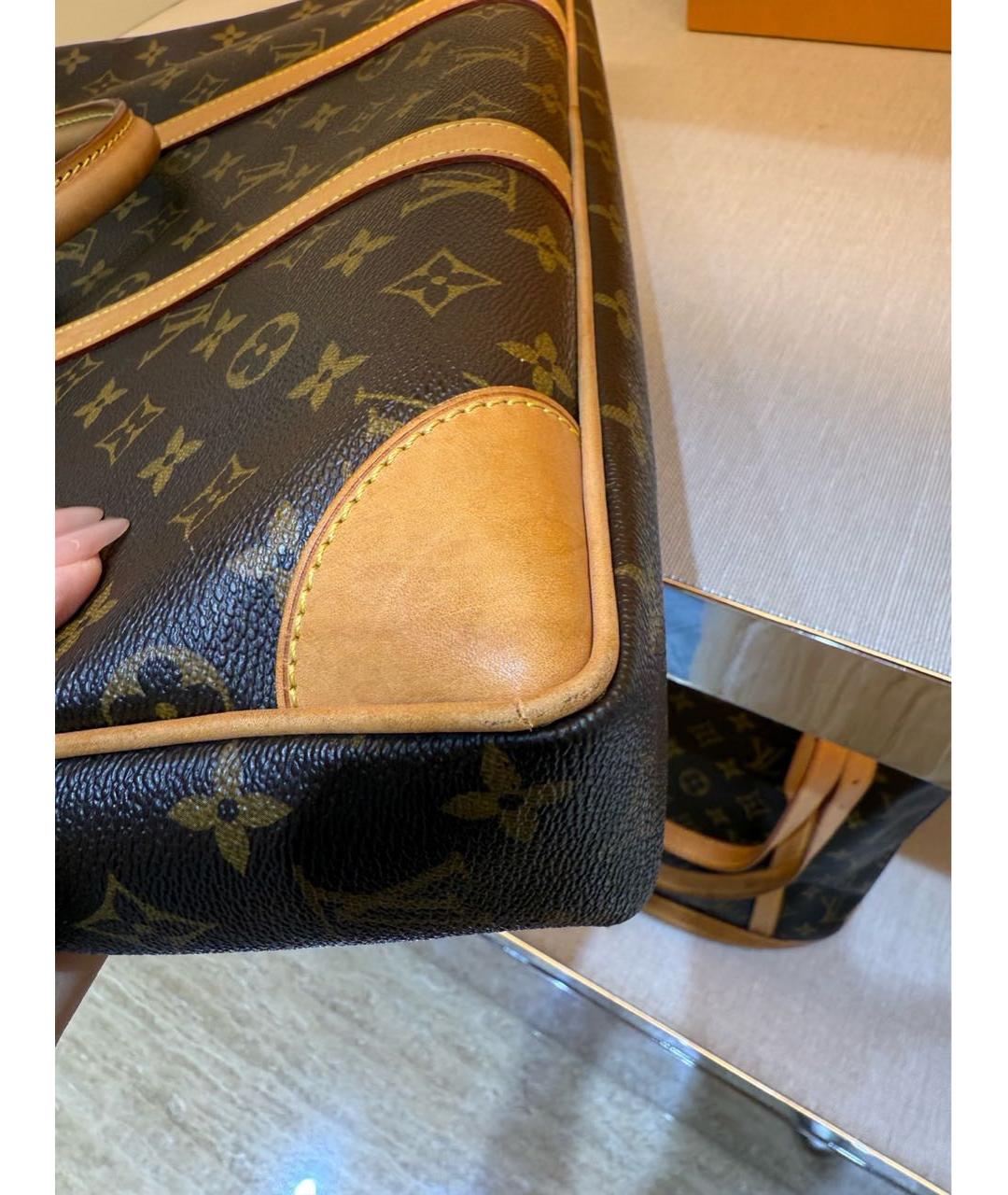 LOUIS VUITTON Коричневый портфель, фото 8