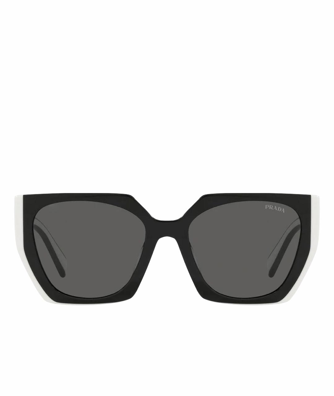 PRADA Белые пластиковые солнцезащитные очки, фото 1