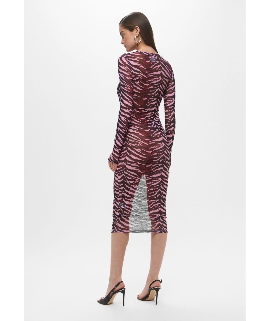JUICY COUTURE Мульти полиэстеровое повседневное платье, фото 3