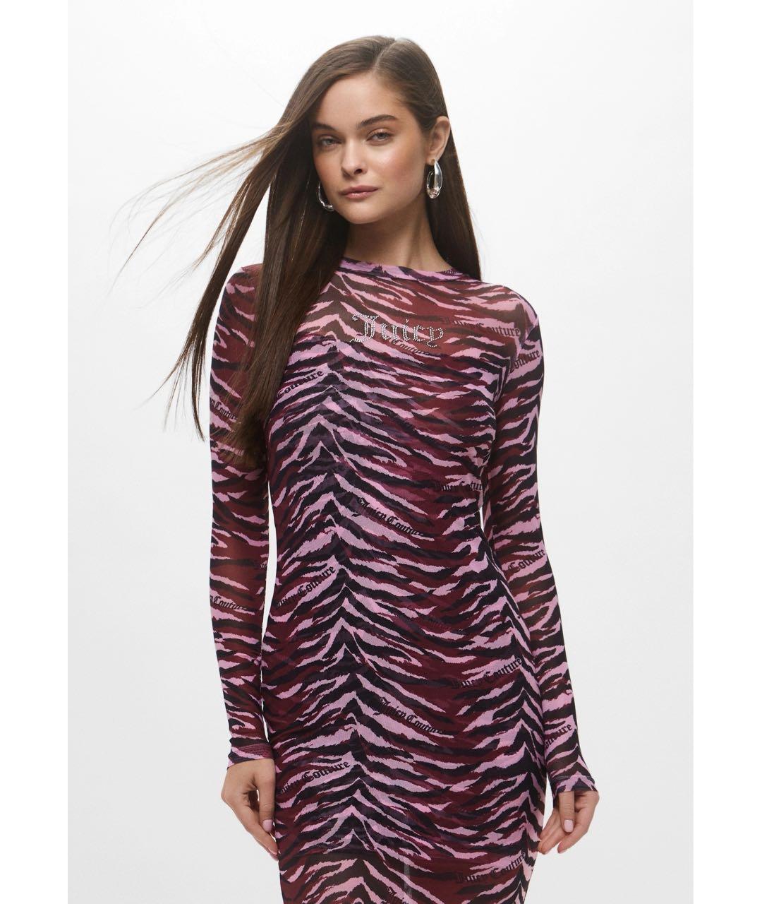 JUICY COUTURE Мульти полиэстеровое повседневное платье, фото 5