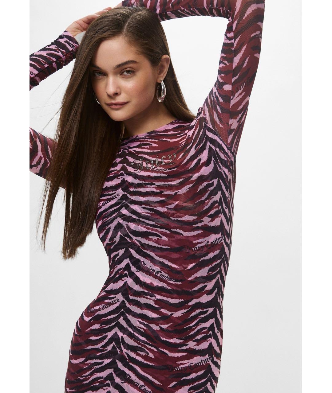 JUICY COUTURE Мульти полиэстеровое повседневное платье, фото 6