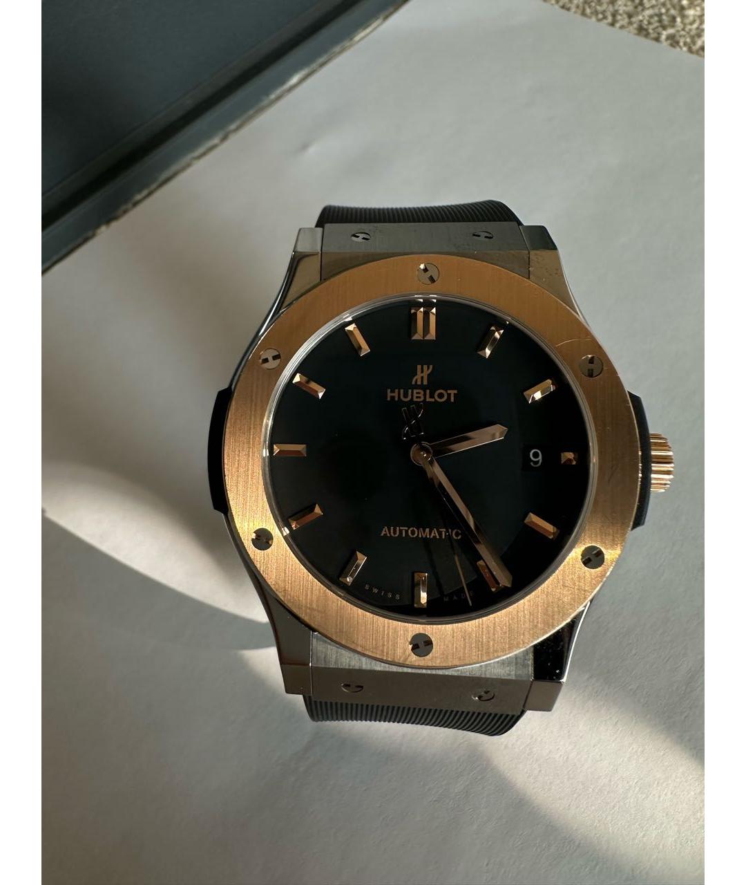 HUBLOT Черные керамические часы, фото 8