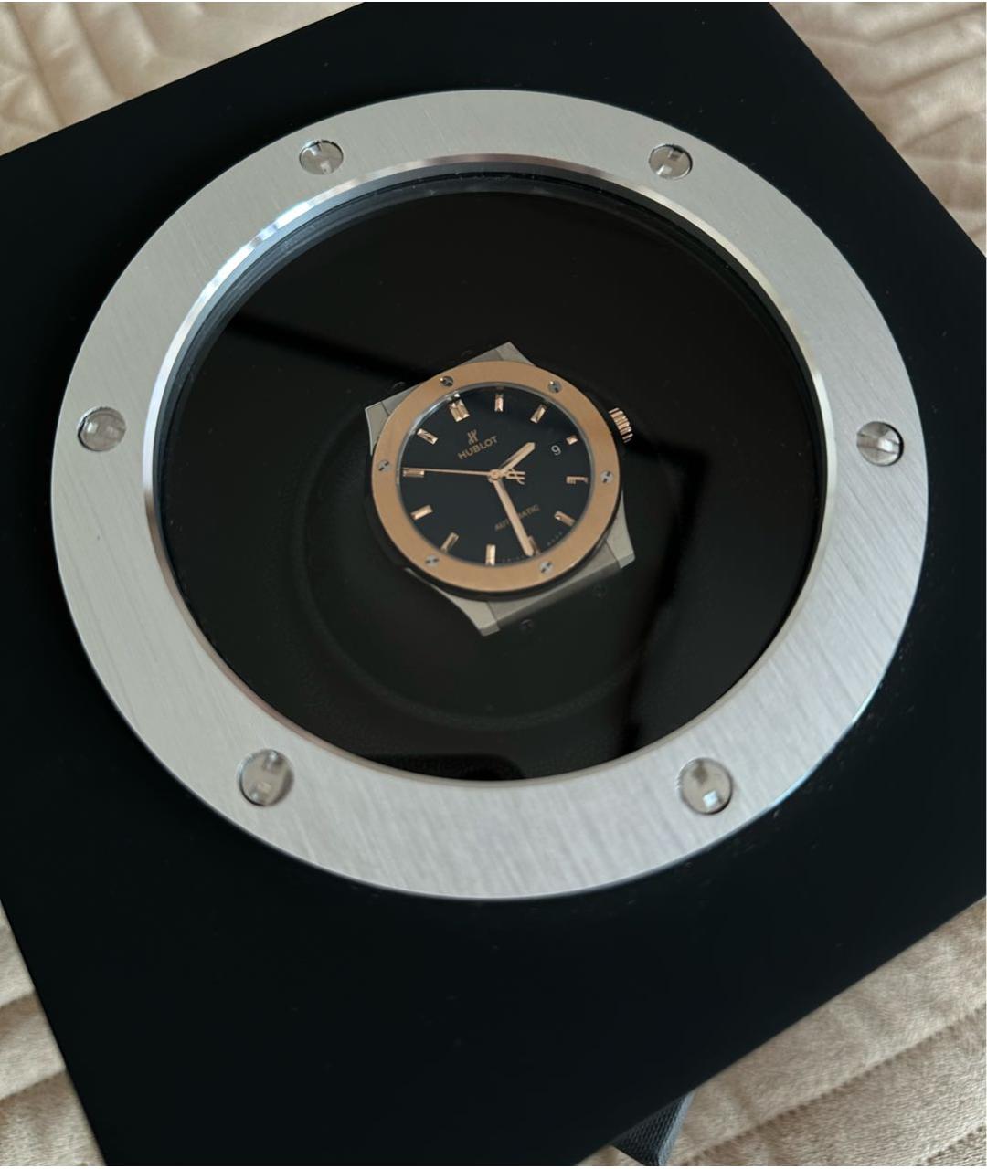 HUBLOT Черные керамические часы, фото 5