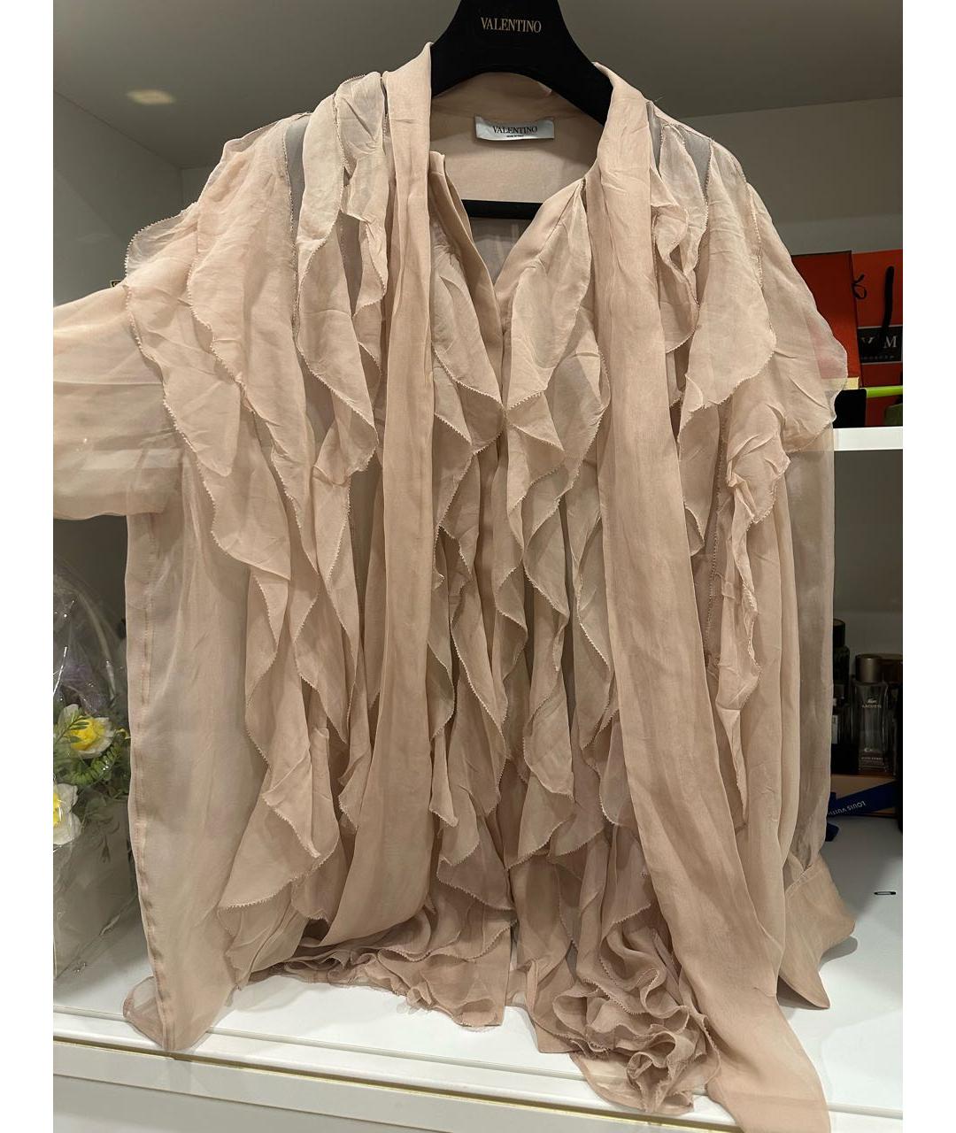 VALENTINO Бежевая блузы, фото 6