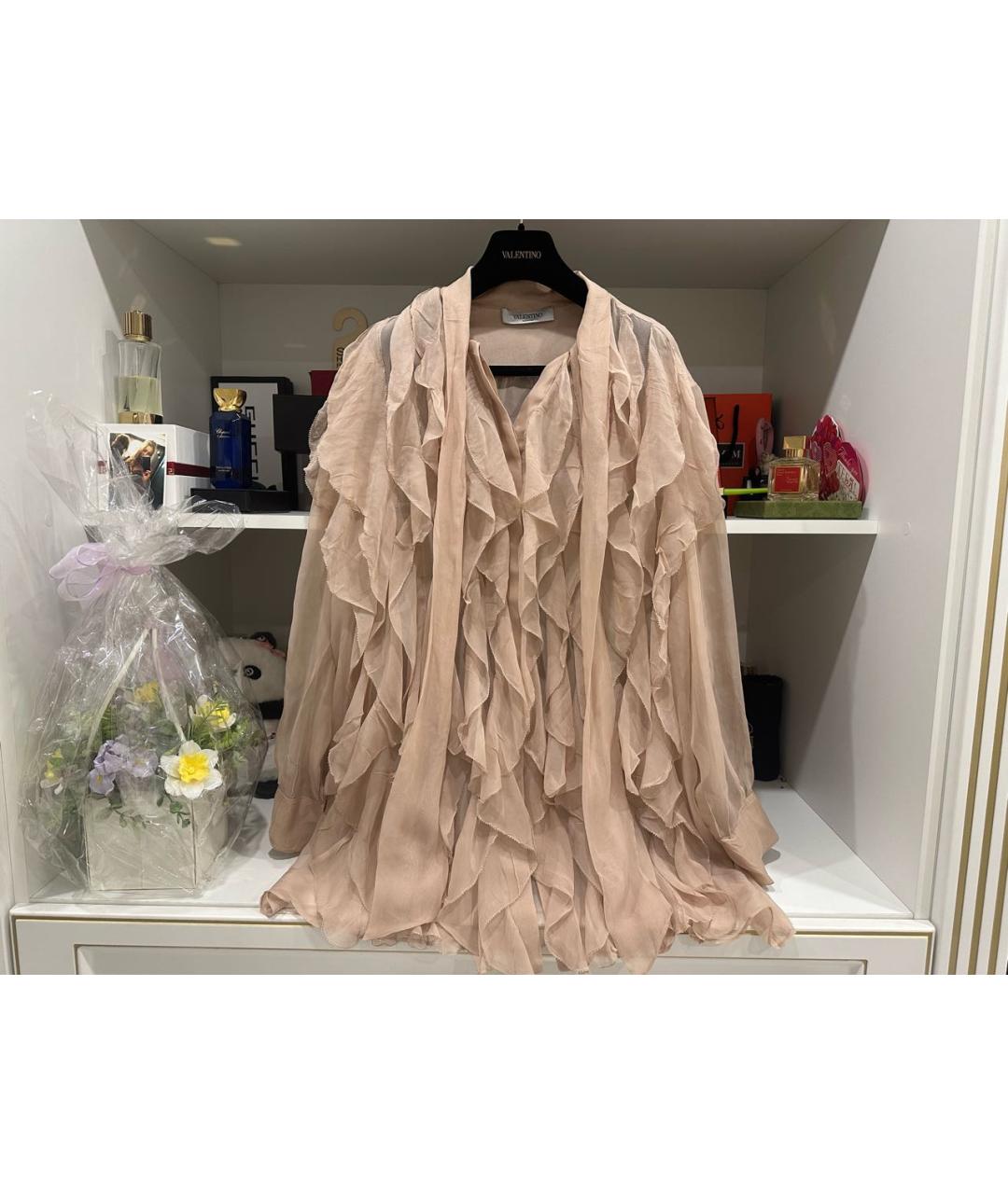VALENTINO Бежевая блузы, фото 8