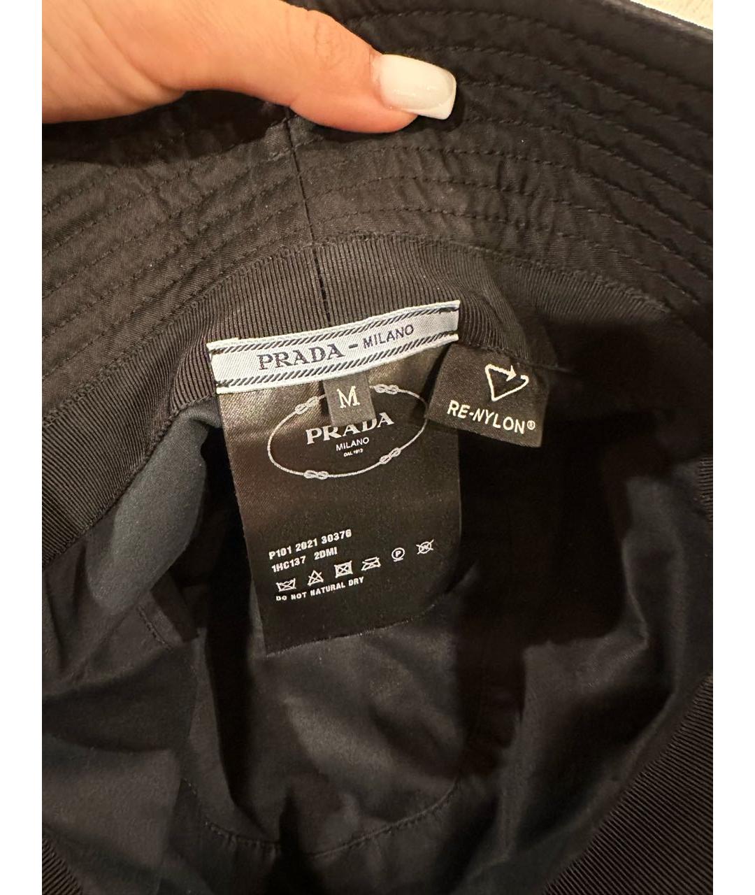 PRADA Черная панама, фото 3