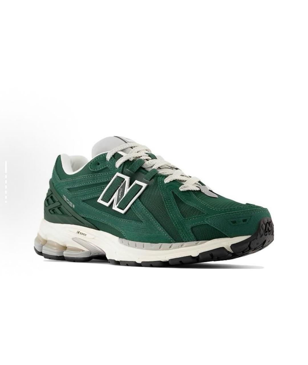 NEW BALANCE Зеленые замшевые кроссовки, фото 3