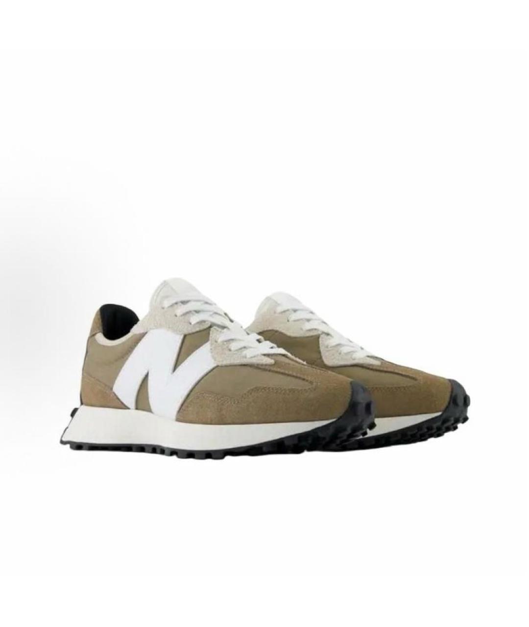 NEW BALANCE Коричневые текстильные кроссовки, фото 5