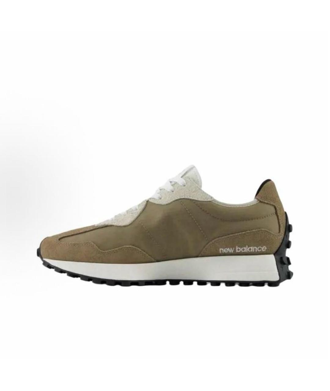 NEW BALANCE Коричневые текстильные кроссовки, фото 4