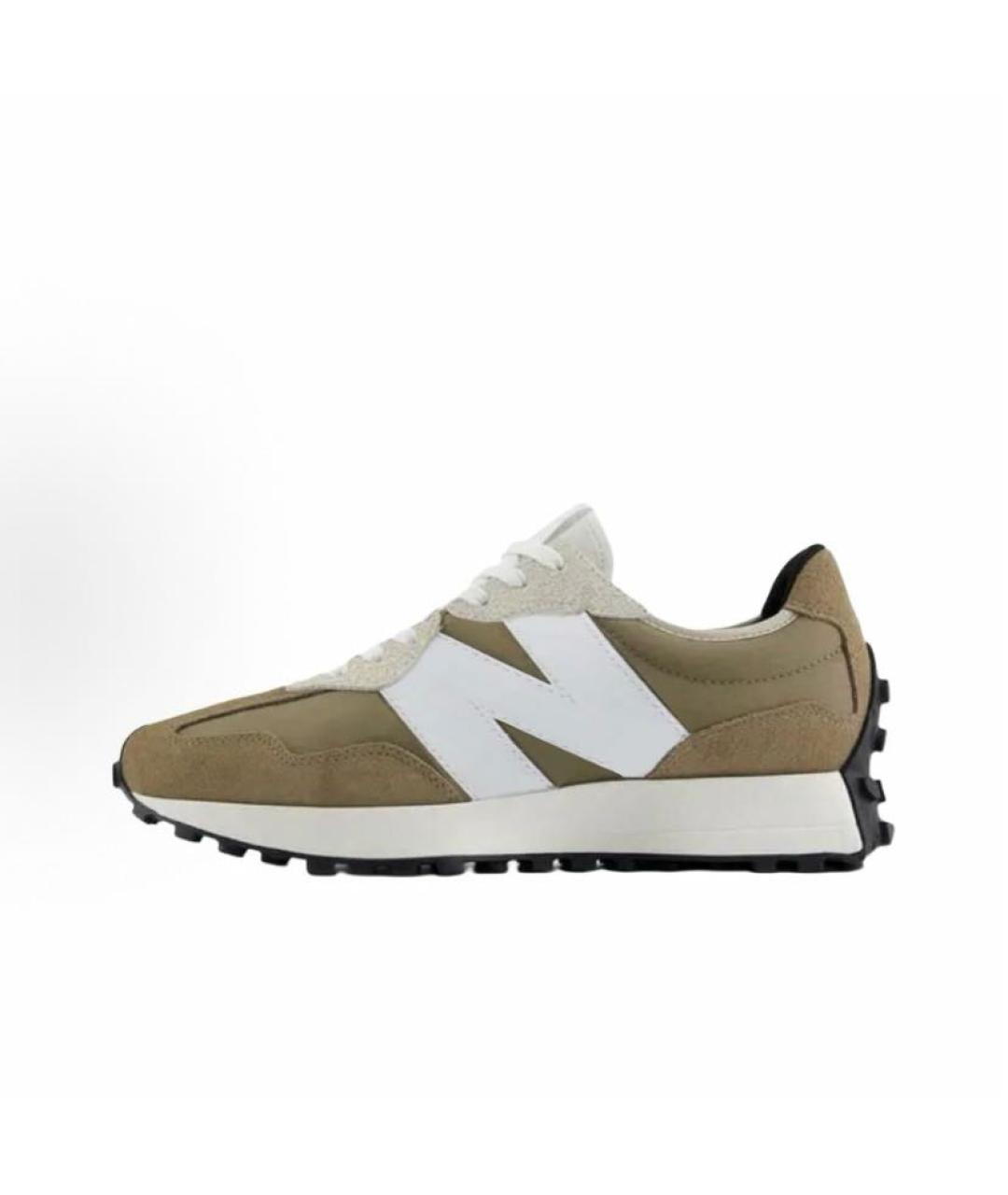 NEW BALANCE Коричневые текстильные кроссовки, фото 3