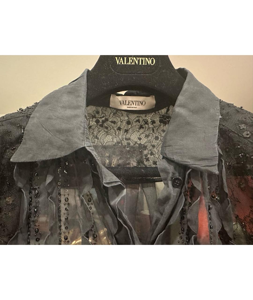 VALENTINO Черная блузы, фото 5