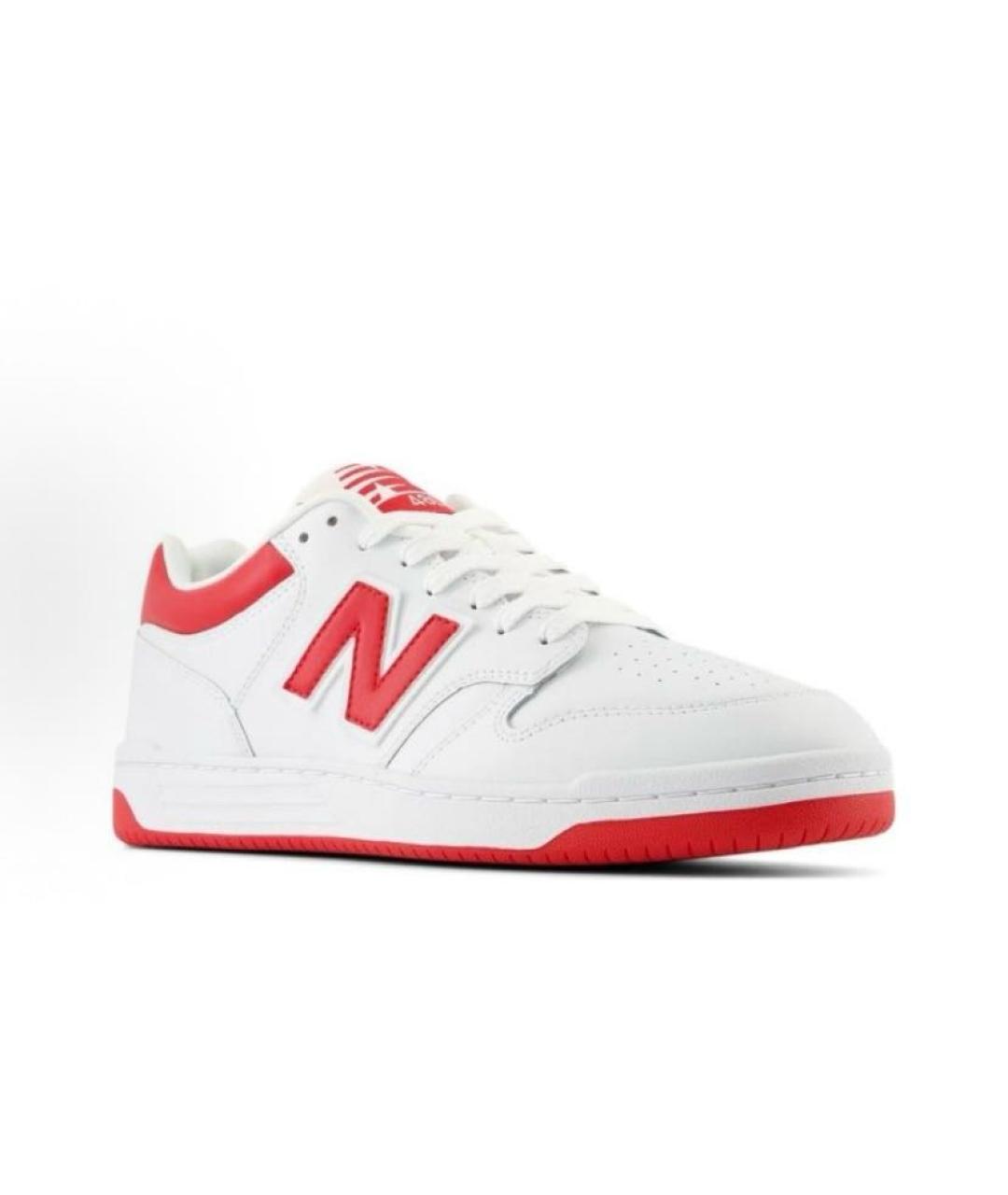 NEW BALANCE Белые кожаные кроссовки, фото 4