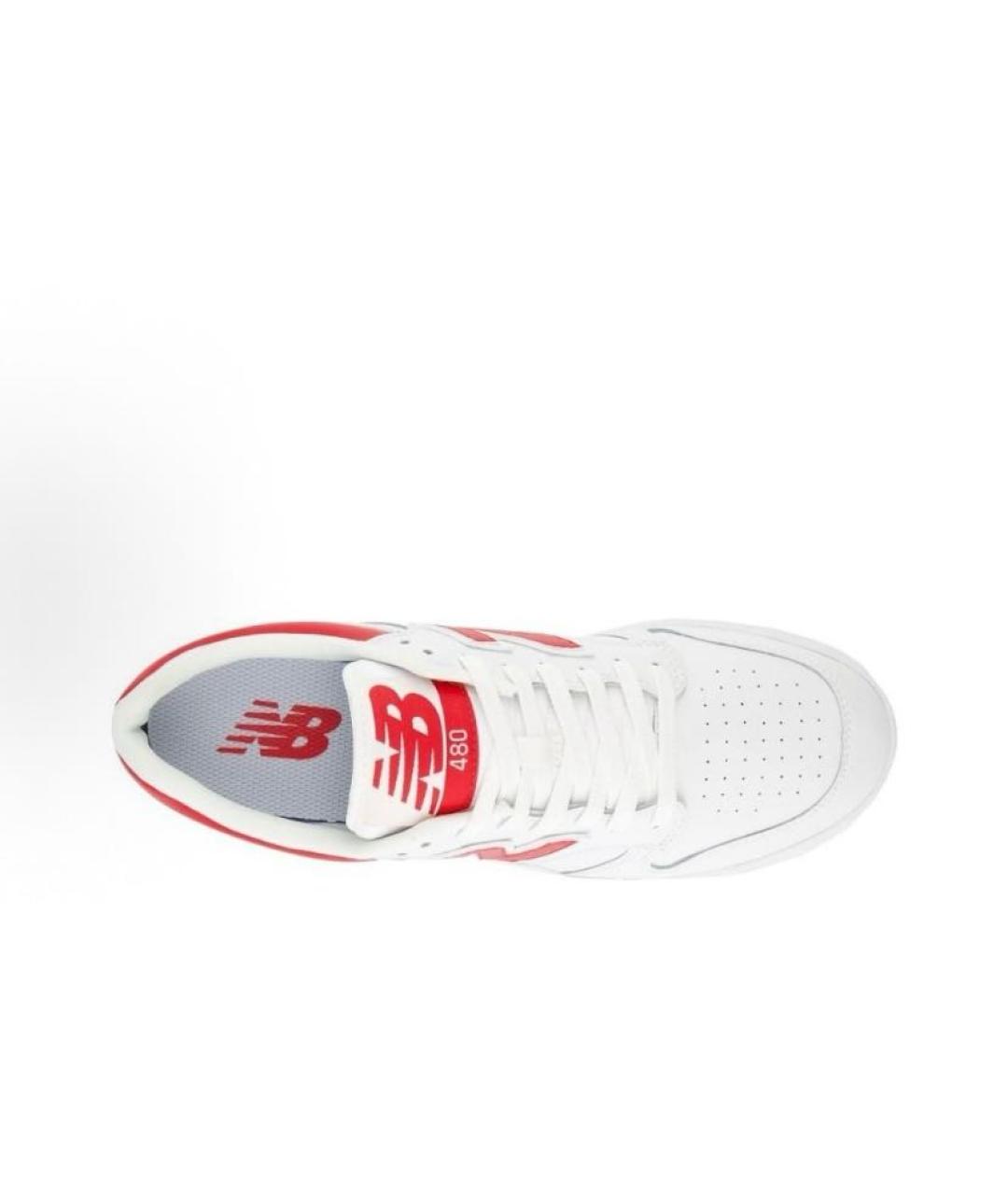 NEW BALANCE Белые кожаные кроссовки, фото 5